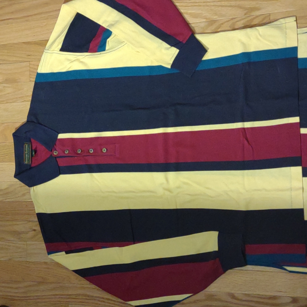 MEN'S COUNTRY COTTON LS POLO